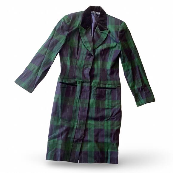 J.G.Hook Green Plaid Sport Coat - Picture 3 of 6